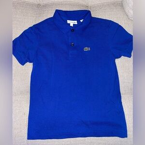 Lacoste Royal Blue Polo with Logo
